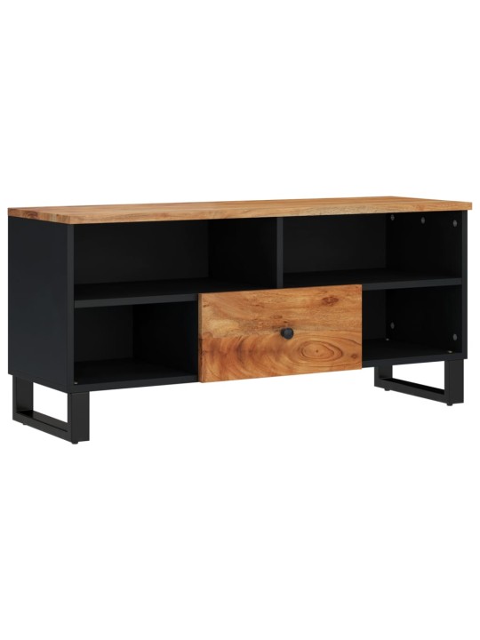 Tv skapis, 100x33x46 cm, akācijas koks, inženierijas koks