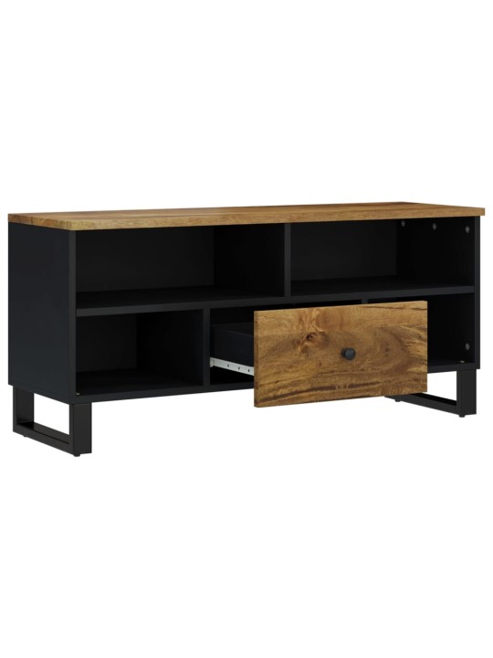 Tv skapis, 100x33x46 cm, mango masīvkoks, inženierijas koks