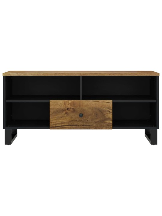 Tv skapis, 100x33x46 cm, mango masīvkoks, inženierijas koks
