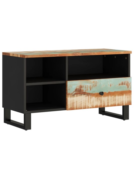 Tv skapītis, 80x33x46 cm, masīvkoks, inženierijas koks