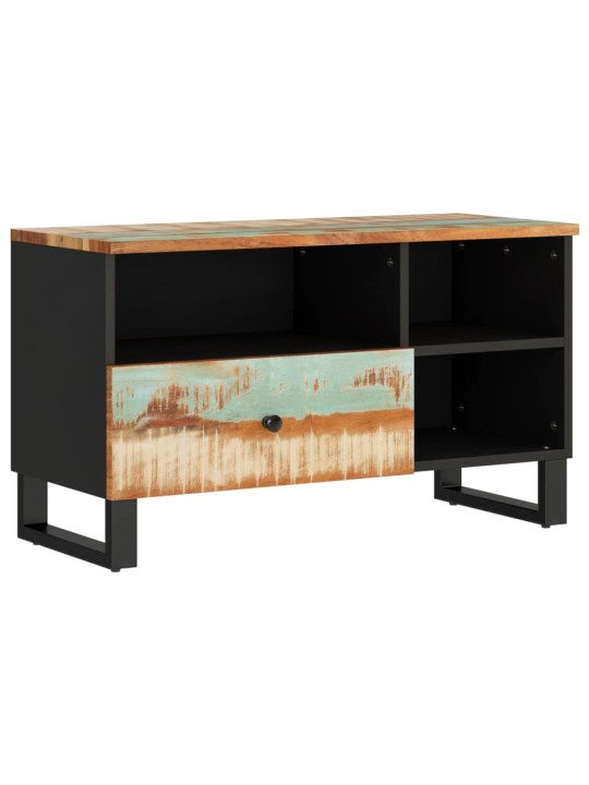 Tv skapītis, 80x33x46 cm, masīvkoks, inženierijas koks