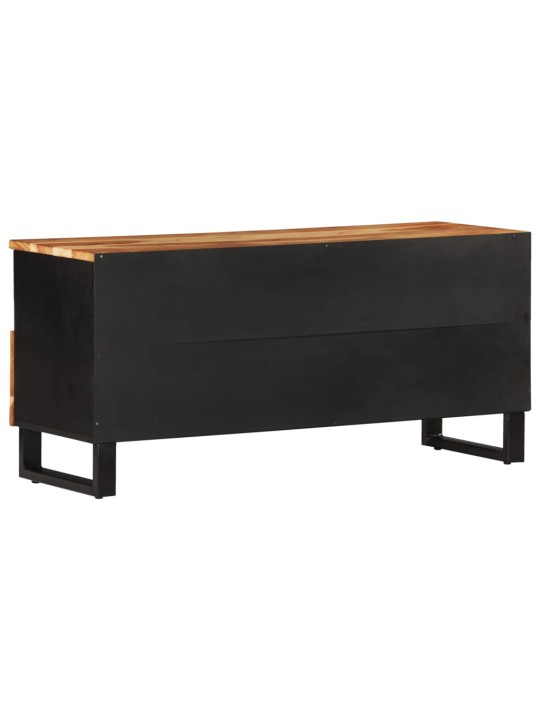 Tv skapis, 100x33x46 cm, akācijas masīvkoks, inženierijas koks