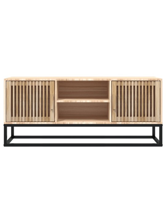Tv skapītis, 105x30x45 cm, inženierijas koks, dzelzs