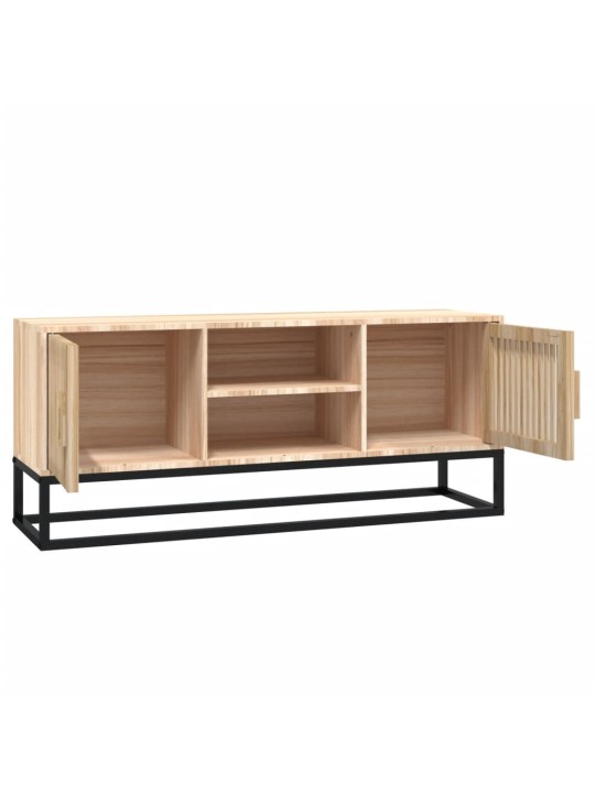 Tv skapītis, 105x30x45 cm, inženierijas koks, dzelzs