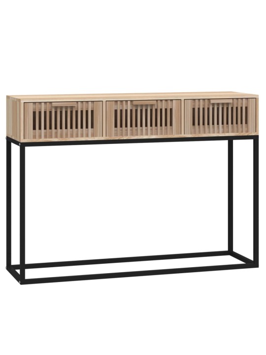 Konsoles galdiņš, 105x30x75cm, inženierijas koks, dzelzs
