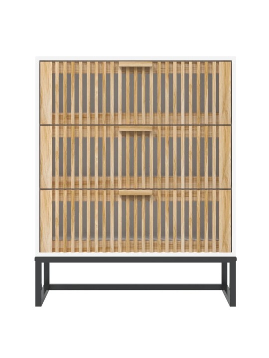 Skapītis, balts, 60x30x75 cm, inženierijas koks