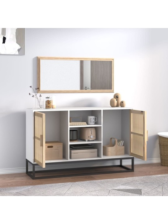Kumode, balta, 105x30x65 cm, inženierijas koks