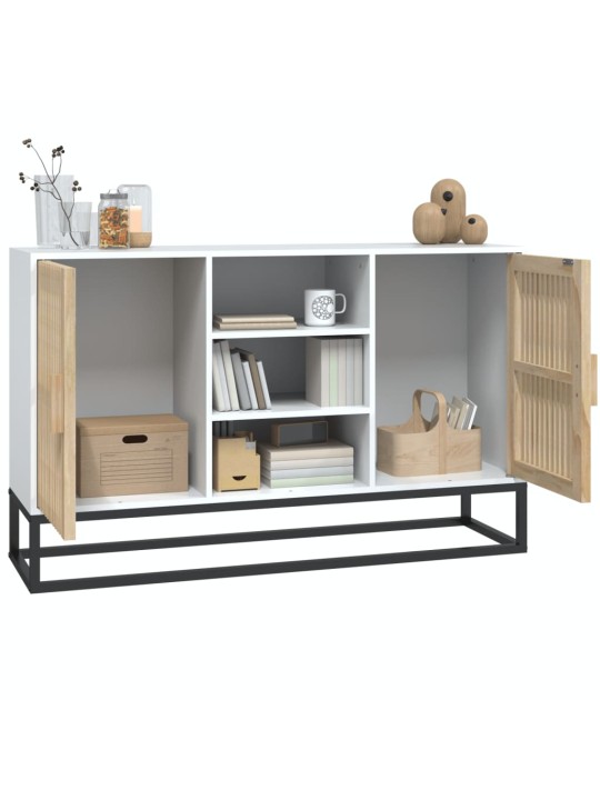Kumode, balta, 105x30x65 cm, inženierijas koks