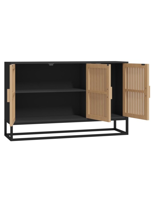Kumode, 105x30x65 cm, inženierijas koks, melna