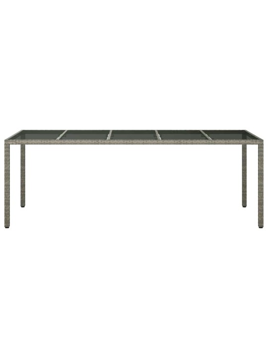 Dārza ēdamais galds pelēka 250 x 100 x 75 cm