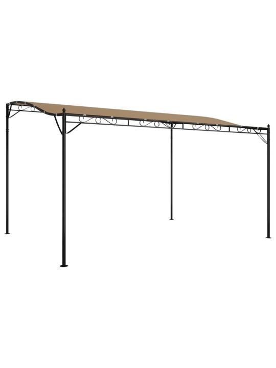 Nojume, pelēkbrūna, 4x3 m, 180 g/m², audums un tērauds