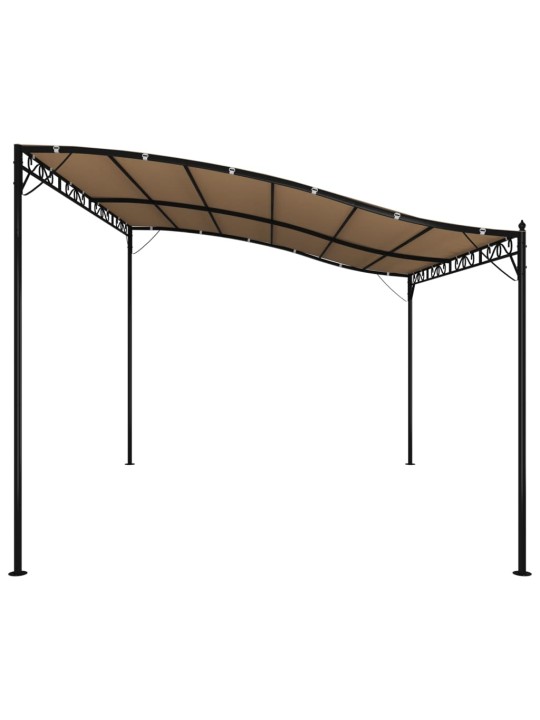 Nojume, pelēkbrūna, 4x3 m, 180 g/m², audums un tērauds