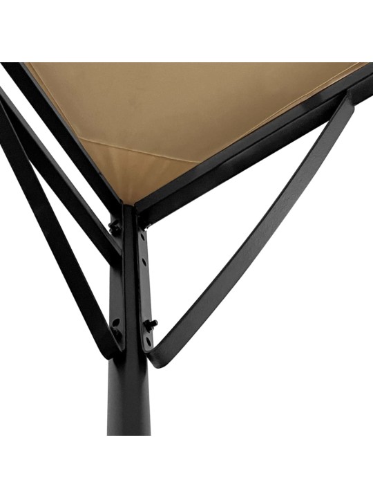 Nojume, pelēkbrūna, 4x3 m, 180 g/m², audums un tērauds