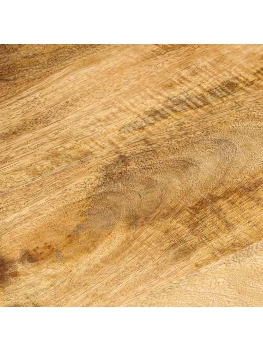 Kafijas galdiņš, 2 līmeņi, 100x55x38 cm, mango koks, tērauds
