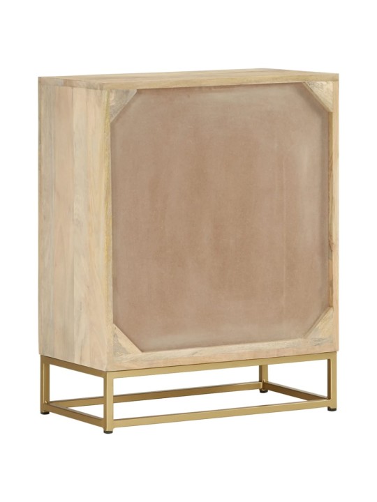 Kumode ar 2 durvīm, 55x30x70 cm, mango masīvkoks