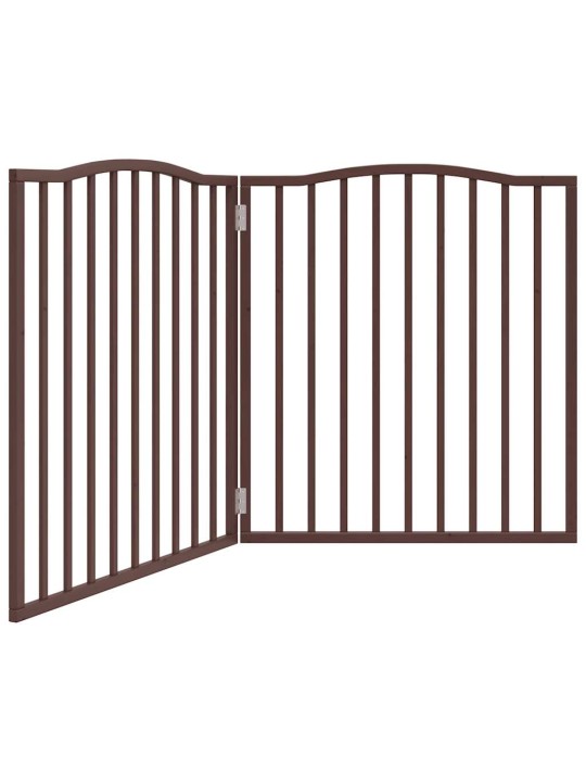 Suņu vārti, salokāmi, 2 paneļi, ozolkoka, 160 cm, papeles koks