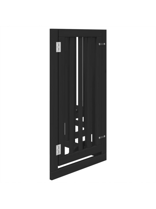 Suņu vārti ar durvīm, salokāmi, 6 paneļi, 300 cm, papeles koks