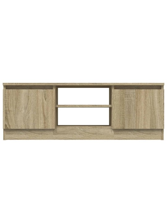 Tv skapītis ar durvīm, ozolkoka krāsā, 102x30x36 cm