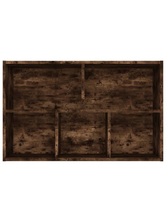 Grāmatu plaukts, ozola krāsa, 50x25x80 cm, inženierijas koks