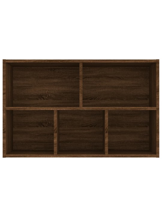 Grāmatu plaukts, ozola krāsa, 50x25x80 cm, inženierijas koks
