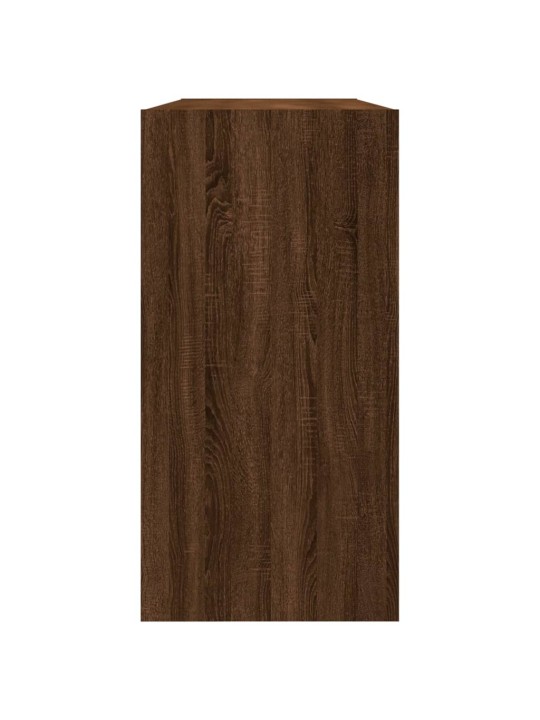 Grāmatu plaukts, ozola krāsa, 50x25x80 cm, inženierijas koks