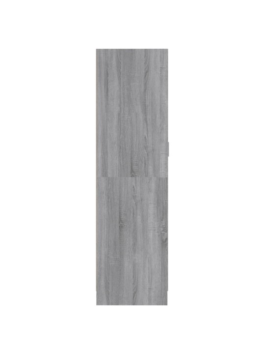 Skapis, pelēks, 82,5x51,5x180 cm, inženierijas koks