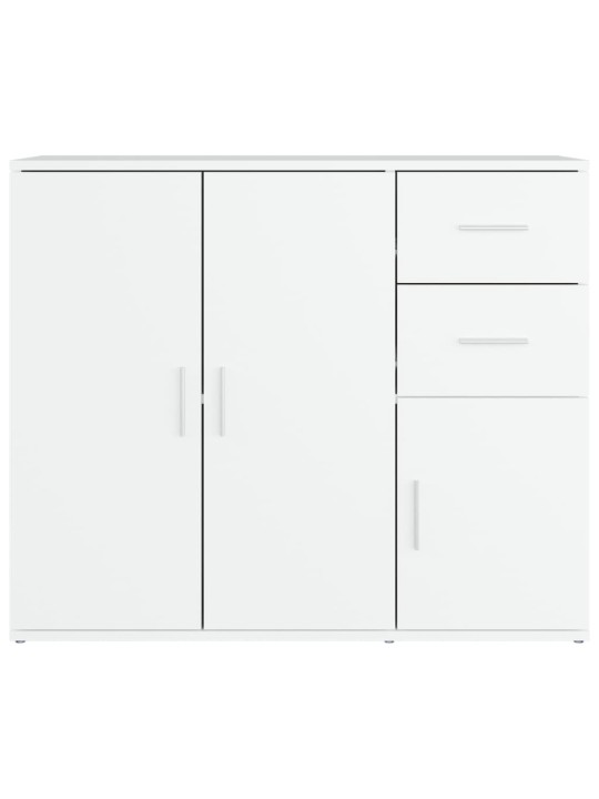 Kumode, balta, 91x29,5x75 cm, inženierijas koks