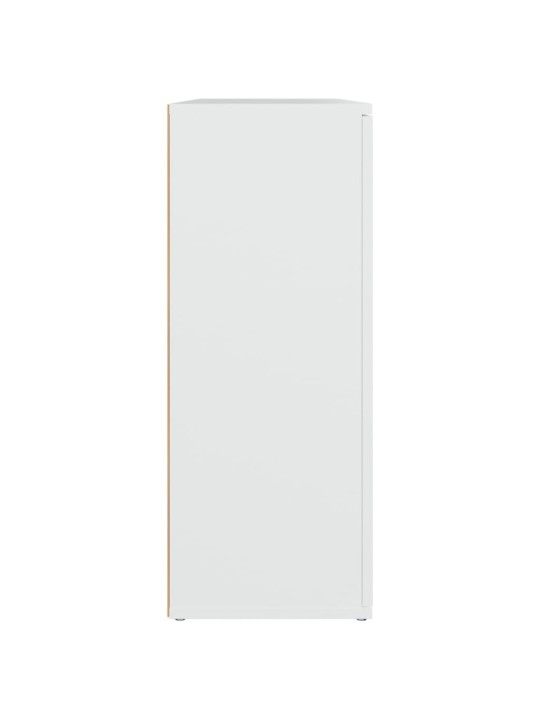 Kumode, balta, 91x29,5x75 cm, inženierijas koks