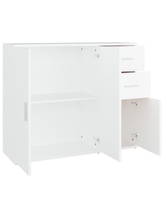 Kumode, balta, 91x29,5x75 cm, inženierijas koks