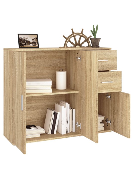 Kumode, ozolkoka krāsa, 91x29,5x75 cm, inženierijas koks