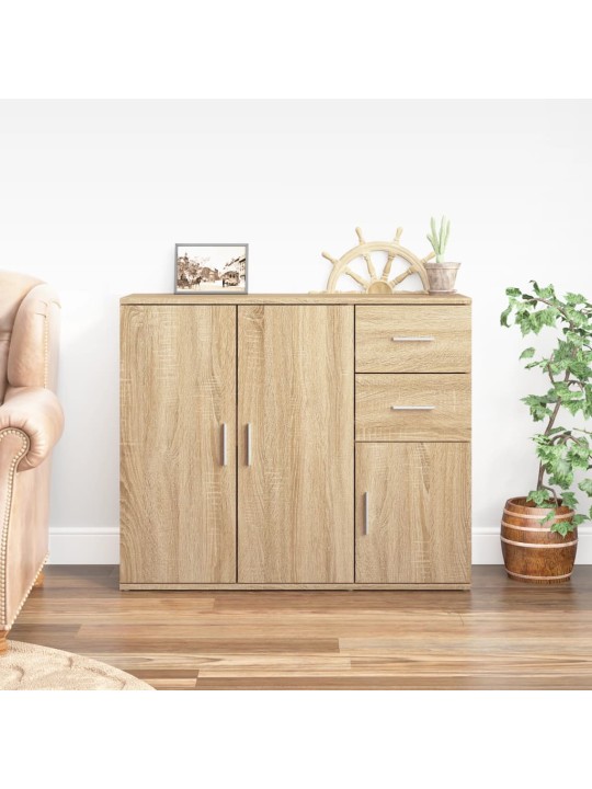 Kumode, ozolkoka krāsa, 91x29,5x75 cm, inženierijas koks