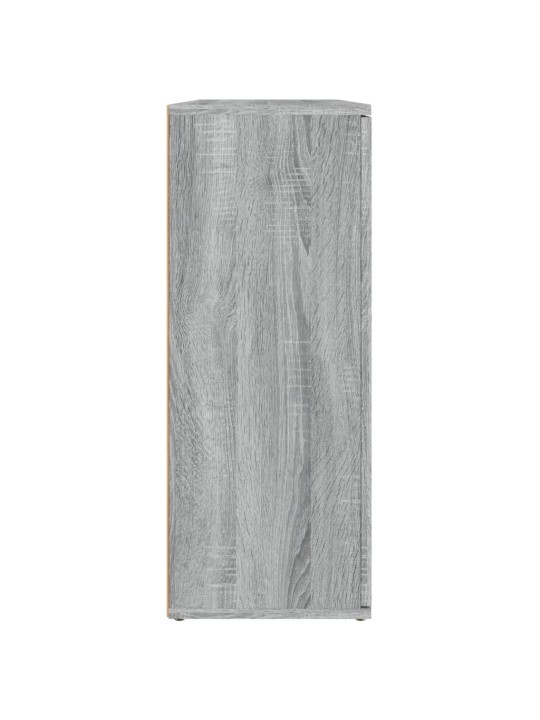Kumode, pelēka ozolkoka, 91x29,5x75 cm, inženierijas koks