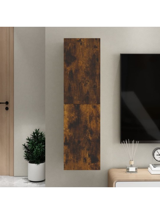 Sienas tv skapītis, ozola krāsa, 30,5x30x110 cm