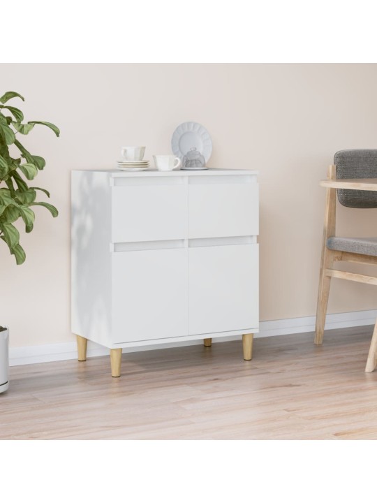 Kumode, balta, 60x35x70 cm, inženierijas koks