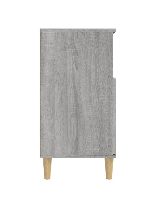 Kumode, pelēka ozolkoka, 60x35x70 cm, inženierijas koks