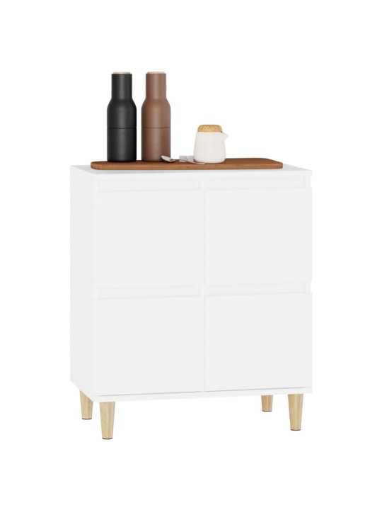Kumode, balta, 60x35x70 cm, inženierijas koks
