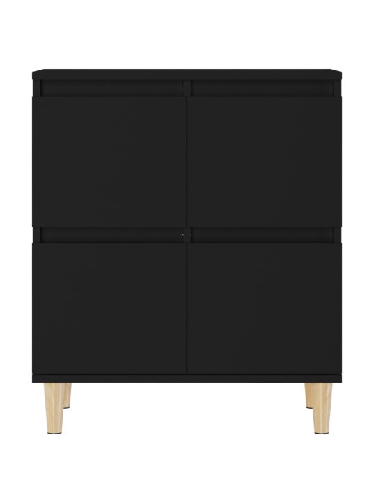 Kumode, melns, 60x35x70 cm, inženierijas koks