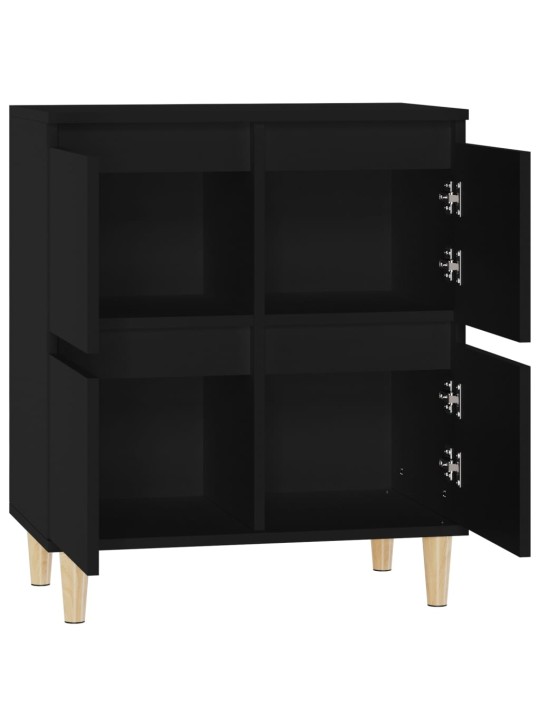 Kumode, melns, 60x35x70 cm, inženierijas koks