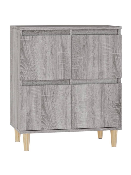 Kumode, pelēka ozolkoka, 60x35x70 cm, inženierijas koks
