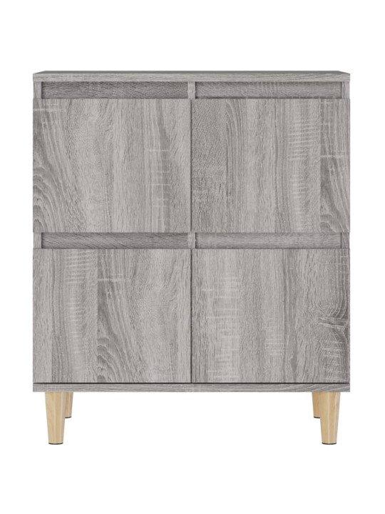 Kumode, pelēka ozolkoka, 60x35x70 cm, inženierijas koks