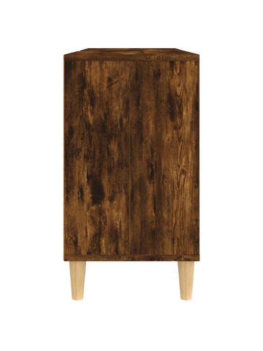 Izlietnes skapītis, ozolkoka, 80x33x60 cm, inženierijas koks