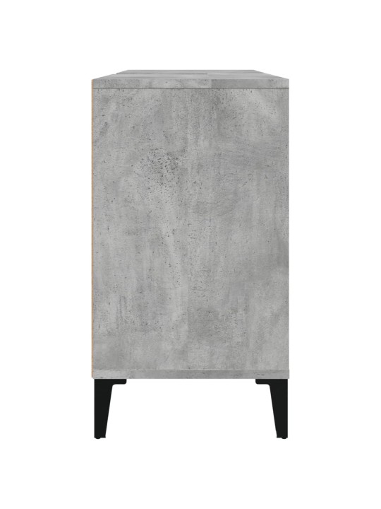 Izlietnes skapītis, betonpelēks, 80x33x60 cm, inženierijas koks