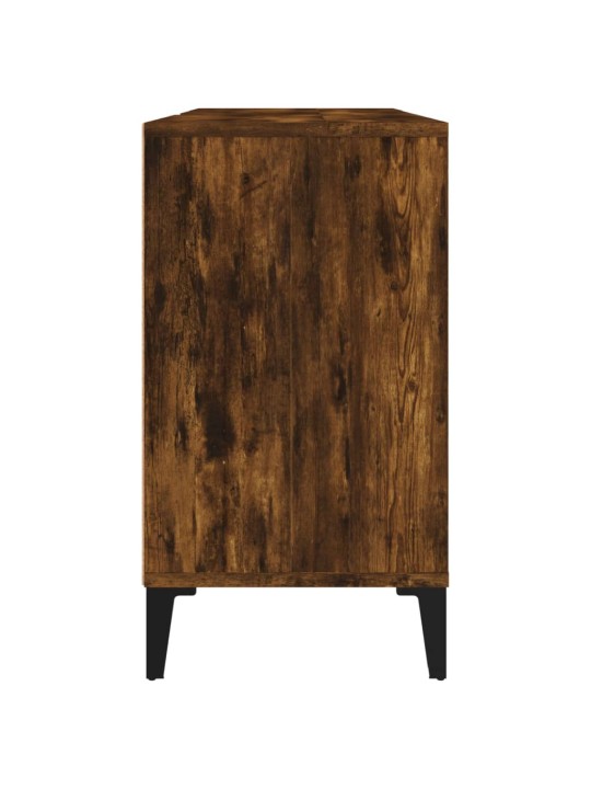 Izlietnes skapītis, ozolkoka, 80x33x60 cm, inženierijas koks