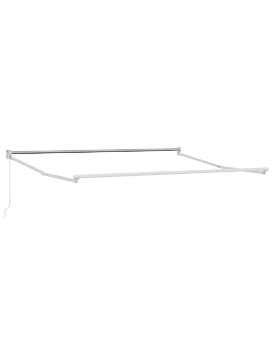 Markīze balts 3,5 x 2,5 m metāla