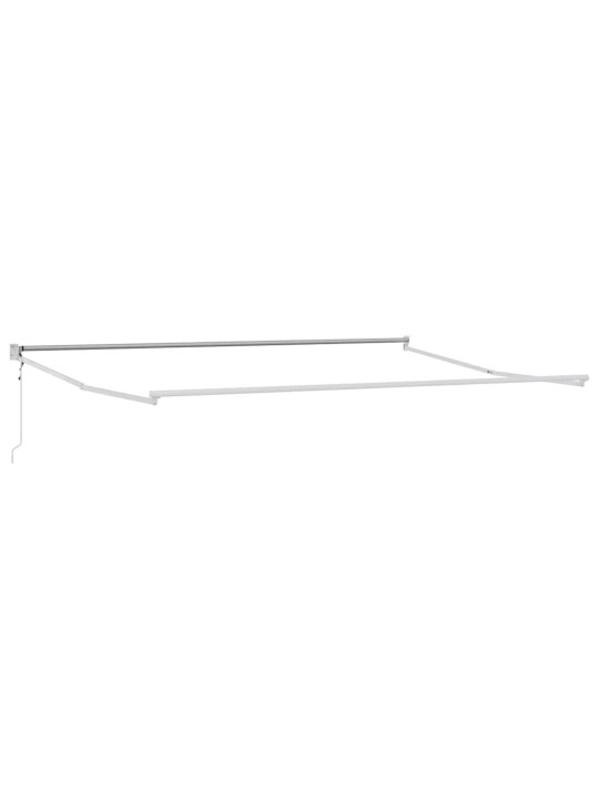 Markīze balts 5 x 3 m metāla