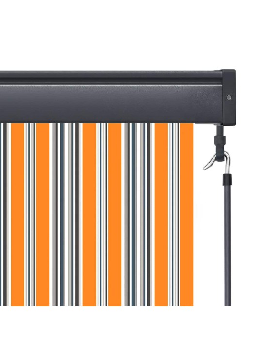 Āra ruļļu žalūzija dzeltena ar zilu 180 x 250 cm audums