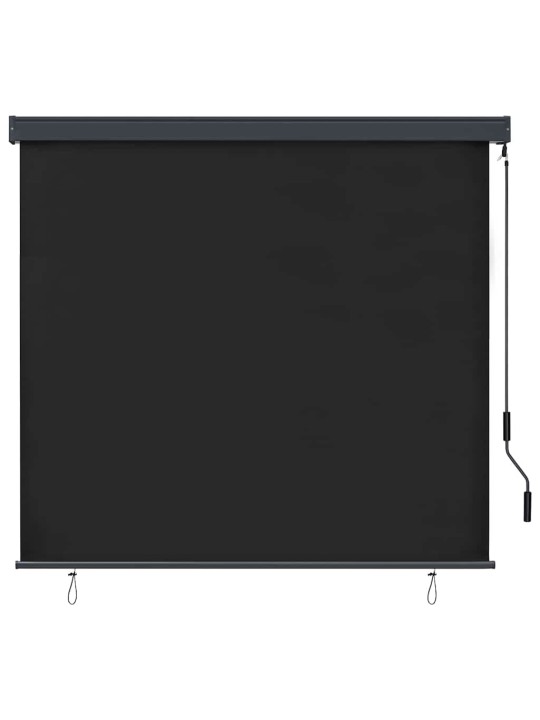 Āra ruļļu žalūzija regulējams antracīts 180 x 250 cm audums
