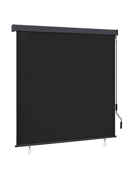 Āra ruļļu žalūzija regulējams antracīts 180 x 250 cm audums