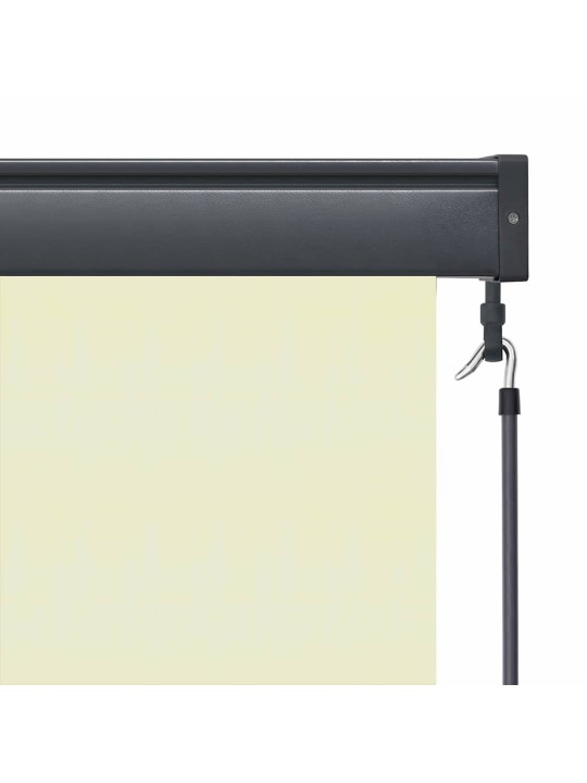 Āra ruļļu žalūzija regulējams krēmkrāsa 180 x 250 cm audums