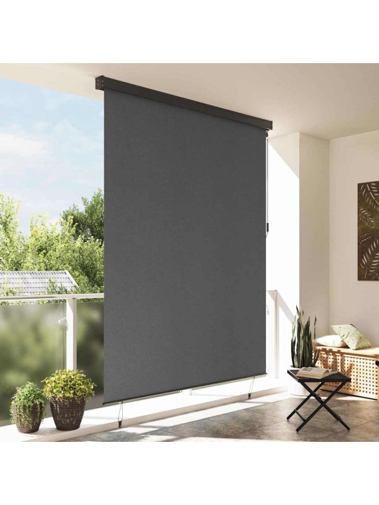 Āra ruļļu žalūzija striped antracīta 200 x 250 cm audums